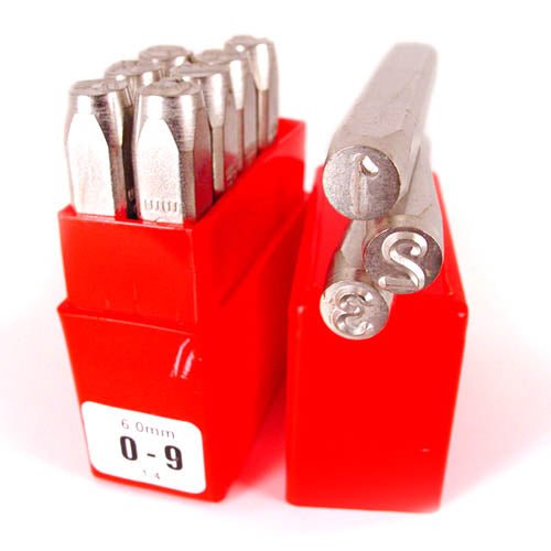 Low Stress Round-Face Number Stamp Sets