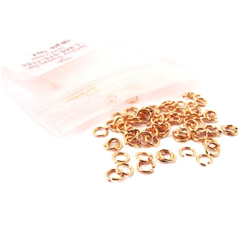 Gold Plated Jump Rings - 100 Pack