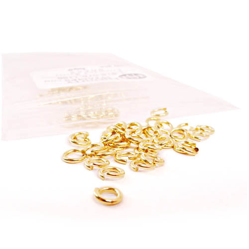 Brass Jump Rings - 100 Pack