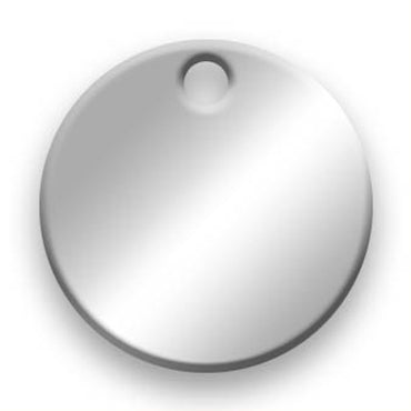 Nickel Silver Jewelry Tag I - 100 Pack