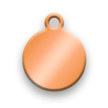 Copper Jewelry Tag A - 100 Pack