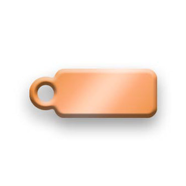 Copper Jewelry Tag B - 100 Pack