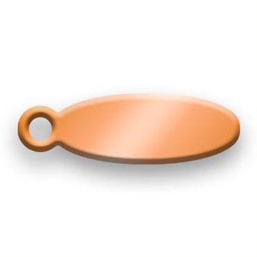 Copper Jewelry Tag E - 100 Pack