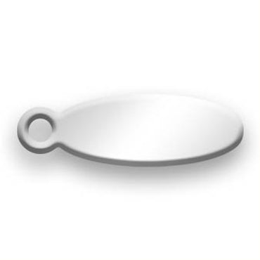 Sterling Silver Jewelry Tag E - 100 Pack