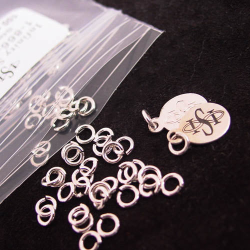 Sterling Silver Jump Rings - 100 Pack